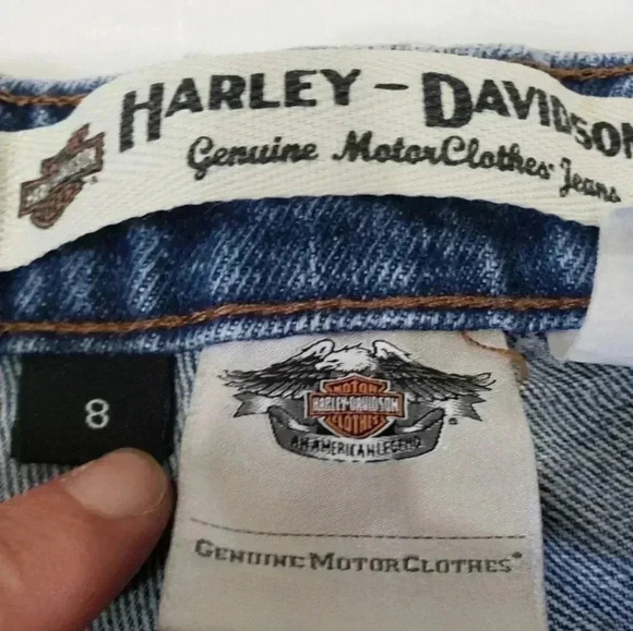 Harley Davidson Motorcycles Womens Straight Leg Jeans - Picture 10 of 10